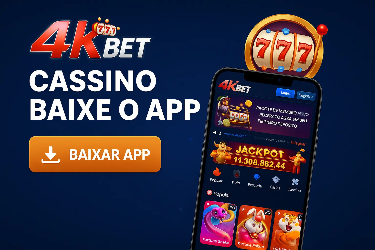 Baixar o 4KBET Cassino App