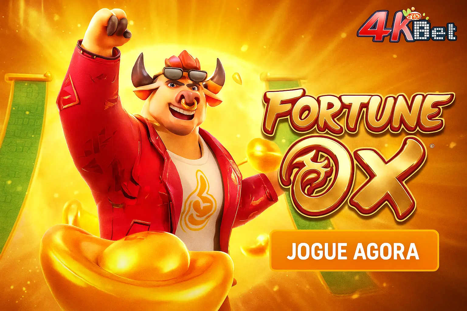 Fortune Ox no 4KBET - Aposte Agora e Reivindique Seus Ganhos